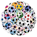 Giantree 60 Pcs Soccer Stickers Waterproof Soccer Ball Stickers Soccer Accessories Water Bottles Laptop Car Luggage Mobile Phone Skateboard Decal Decor Perfect Soccer Gifts for Girls and Teenagers