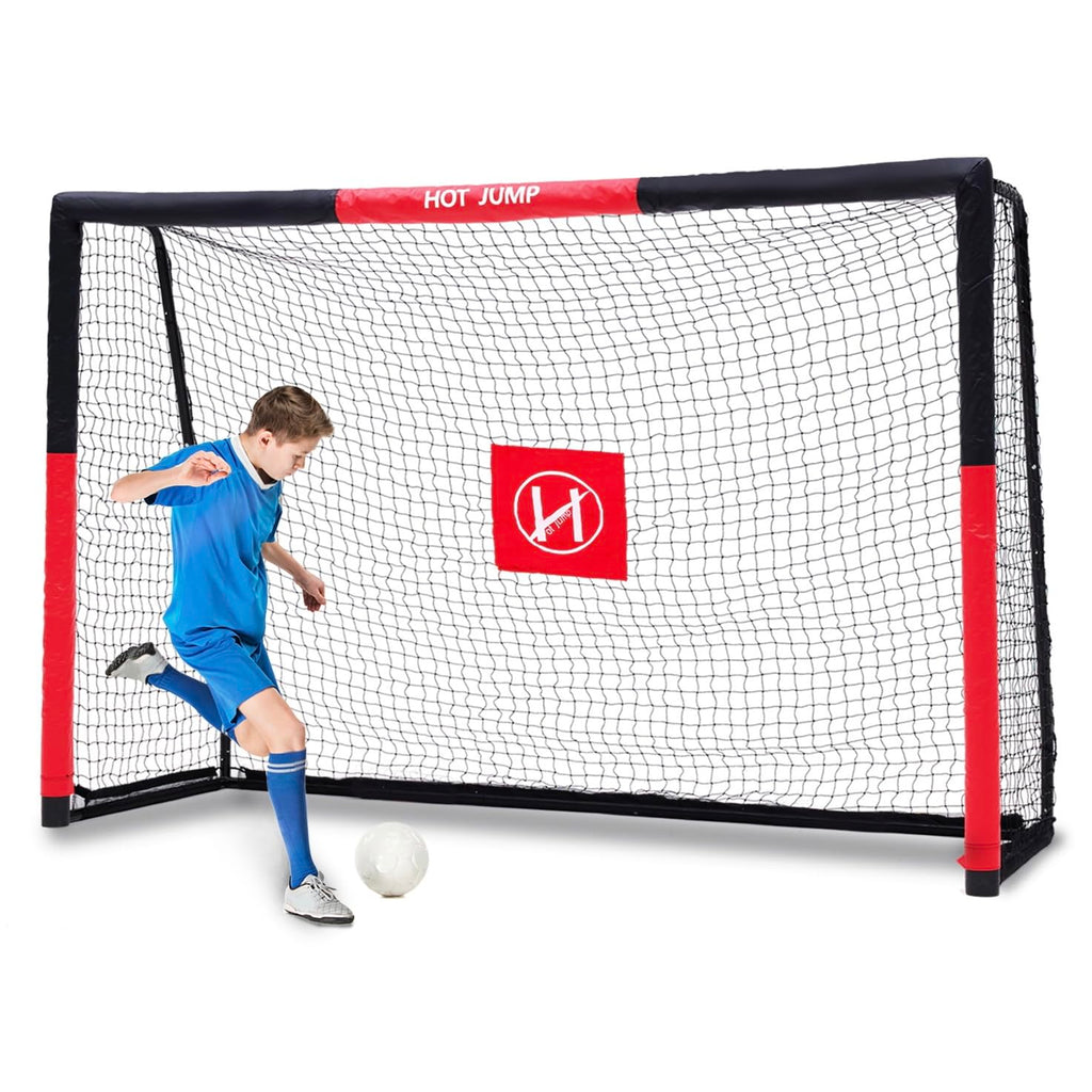 Soccer Goals for Backyard6x4 Soccer Goals Post Traing EquipmentOutdoor Soccer Goal for Kids 8-13 Soccer net with Zipper Design Weatherproof Soccer Goal