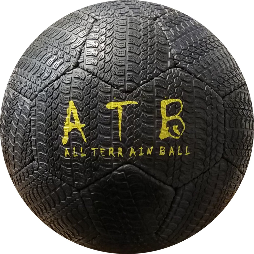American Challenge All Terrain Outdoor Rubber Soccer Ball (Black 3)