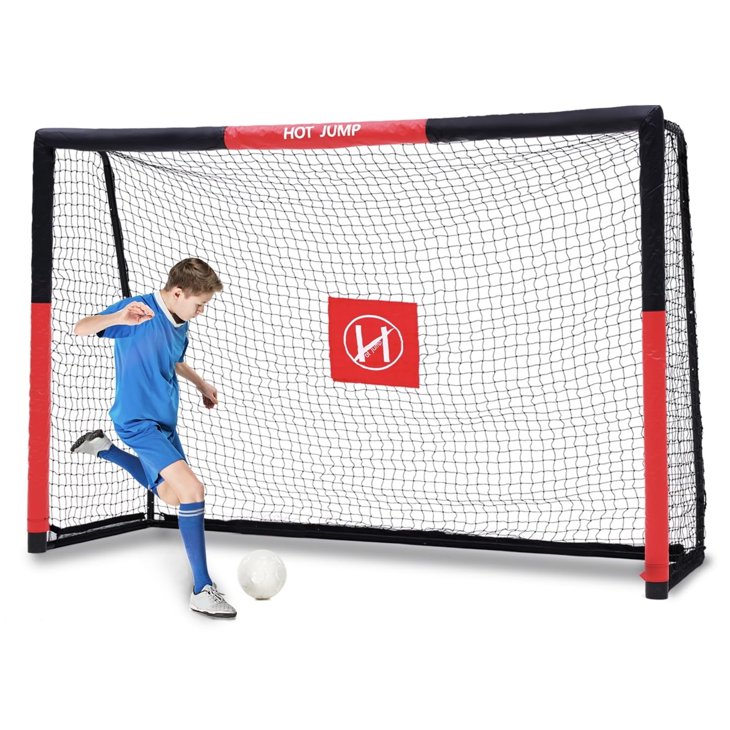 Soccer Goals for Backyard6x4 Soccer Goals Post Traing EquipmentOutdoor Soccer Goal for Kids 8-13 Soccer net with Zipper Design Weatherproof Soccer Goal