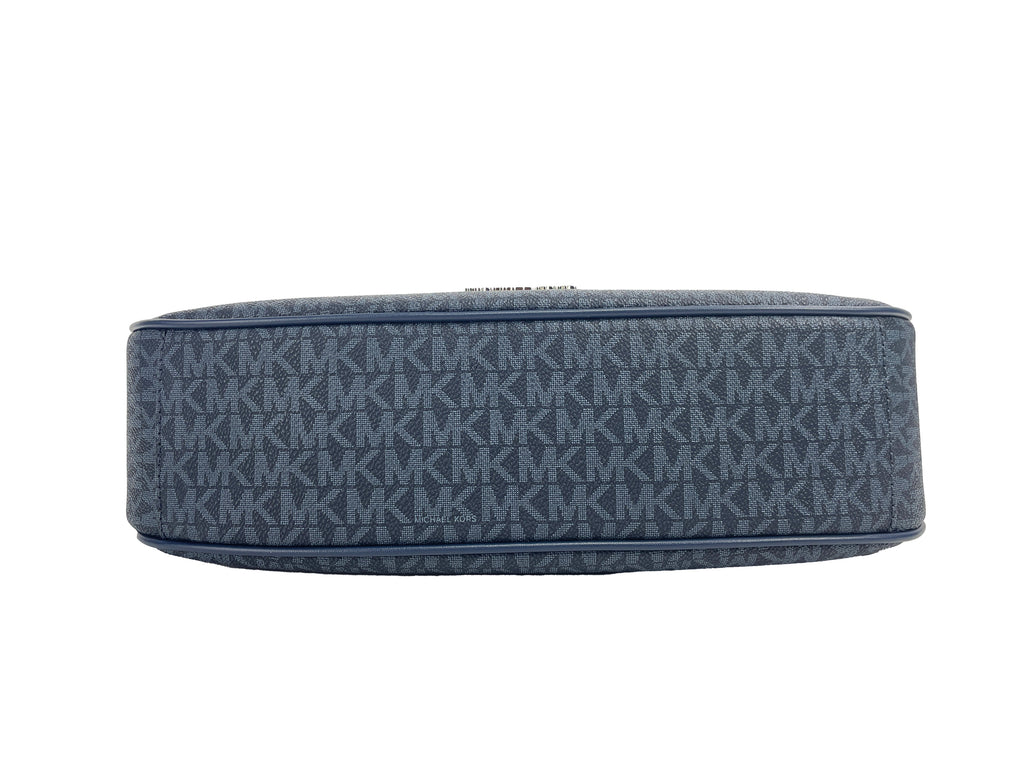 Michael Kors Cora Large Navy Crossbody Bag