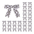 Meseey 30 Pcs Soccer Ball Printed Ribbon Bows 3 Inch Twist Tie Crafts Small Bows for Gift Wrapping Baby ShowerWedding Party Favors Cake PopsTreat Bags (Soccer)