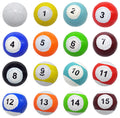 Yoqanr 16 Pcs Snooker Balls Soccer Table Game Street Ball Huge Billiards Football for Pool Ball Toy Sport Inflatable (7.87in)