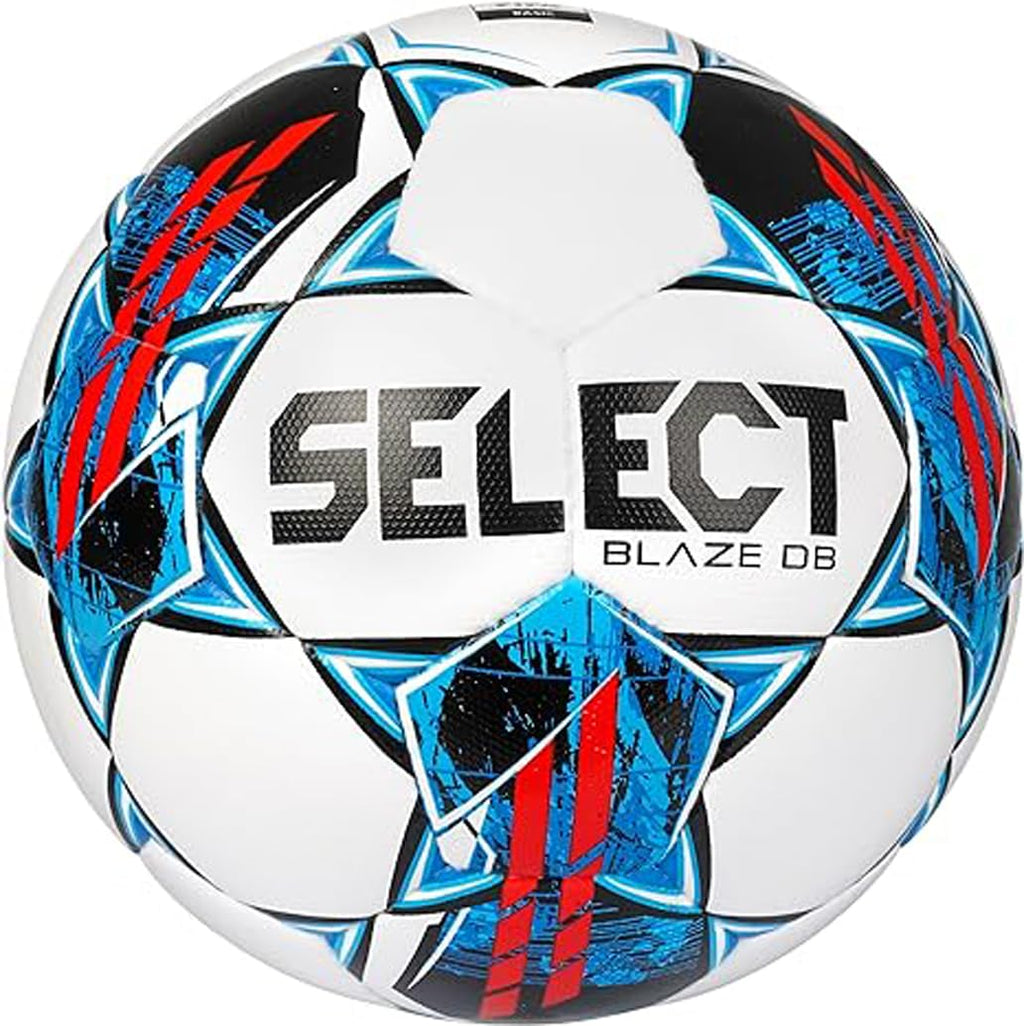 Select Blaze DB V22 Soccer Ball White/Red/Blue Size 5