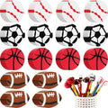 32 Pieces Sport Erasers Basketball Soccer Football Baseball Erasers Fun Erasers Kids Sports Ball Erasers for Sports Themed Birthday Party Favors Gifts Classroom Rewards Home School Supplies